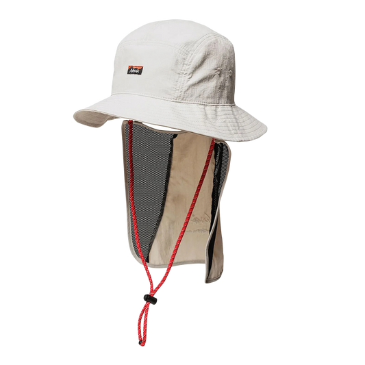 Nanga Nylon Tusser Sunshade Hat Ivory