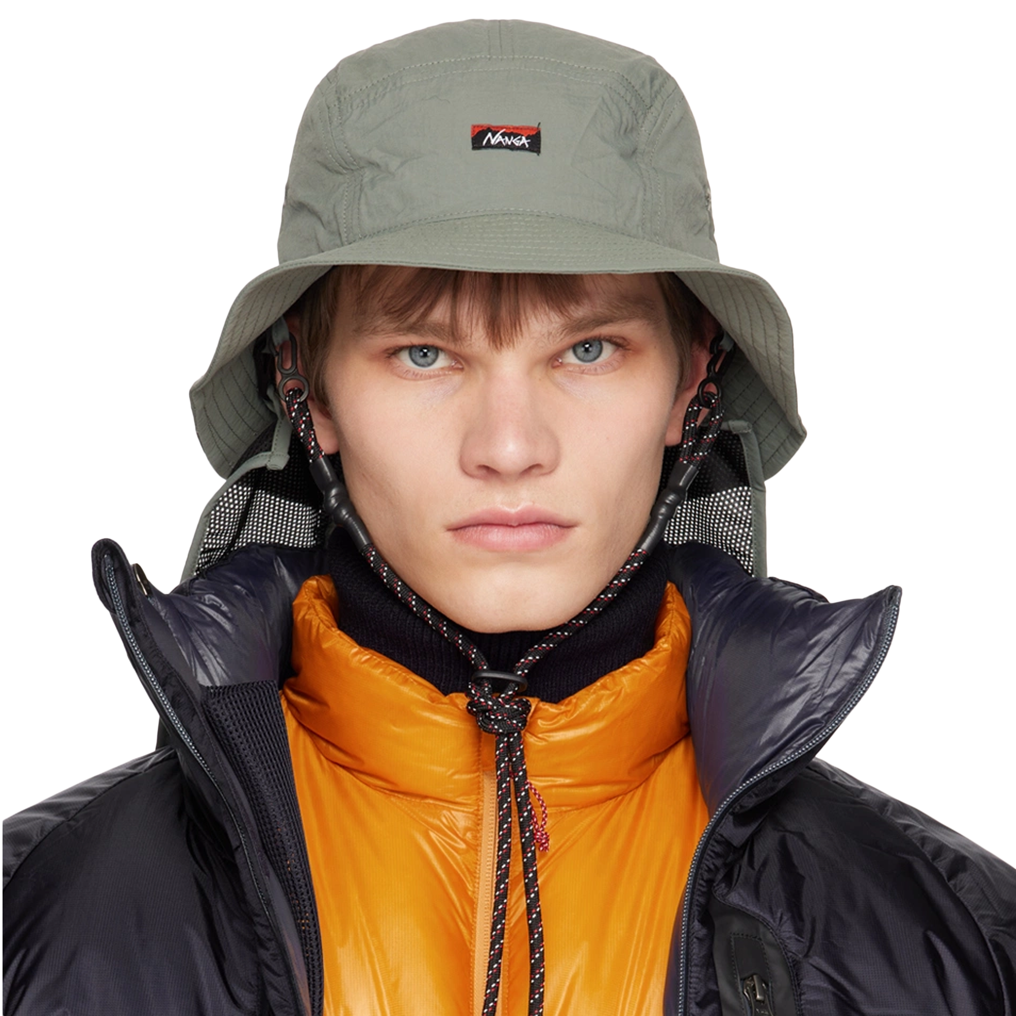 Nanga Nylon Tusser Sunshade Hat Khaki