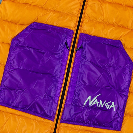 Nanga Ultilight Down Vest Packable Orange