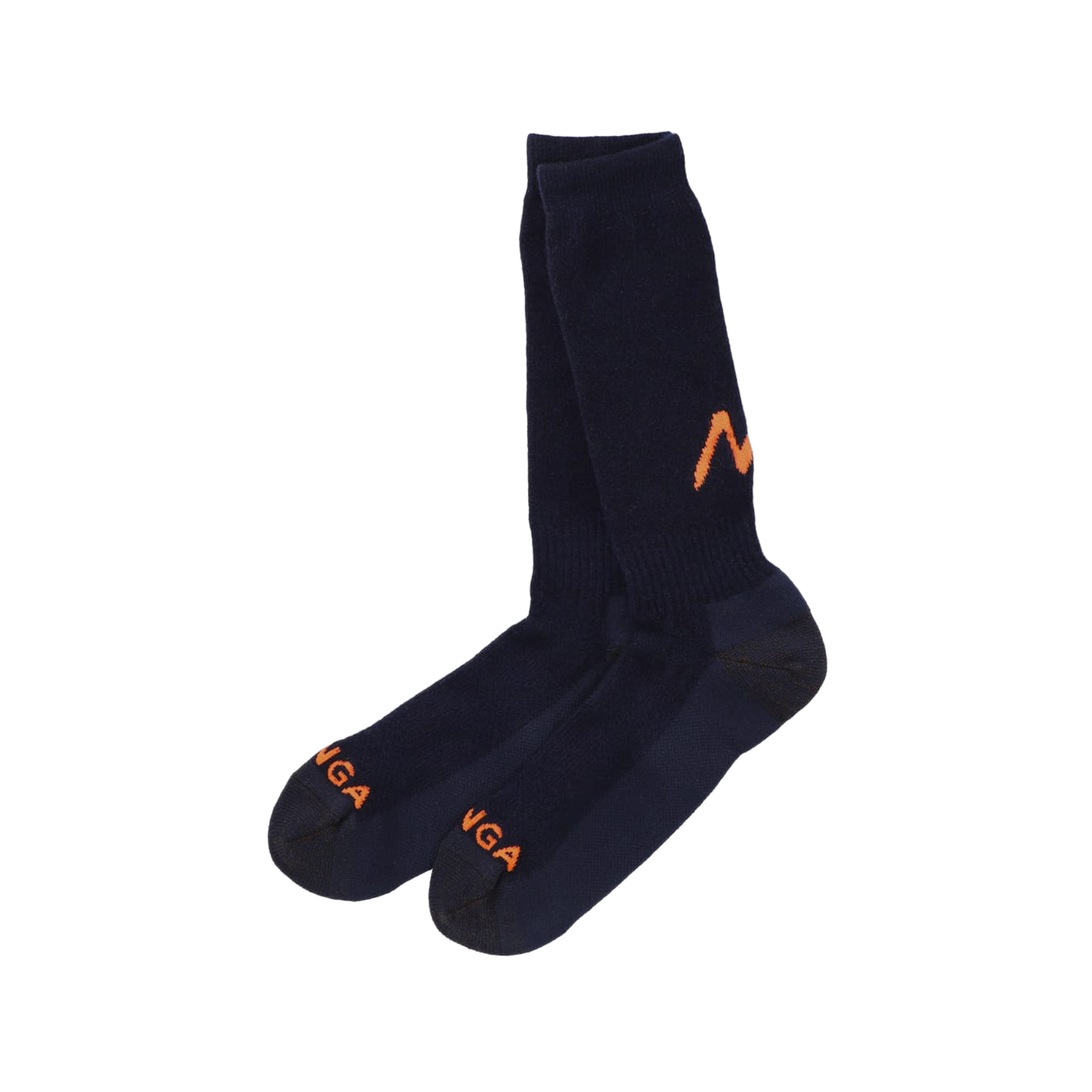 Nanga Wool Pile Compression Crew Socks Navy