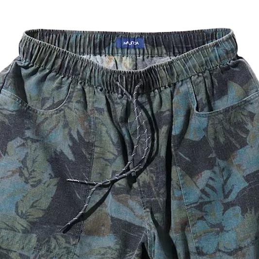 Nautica Japan Aloha Easy Shorts Palm Tree Pattern Charcoal