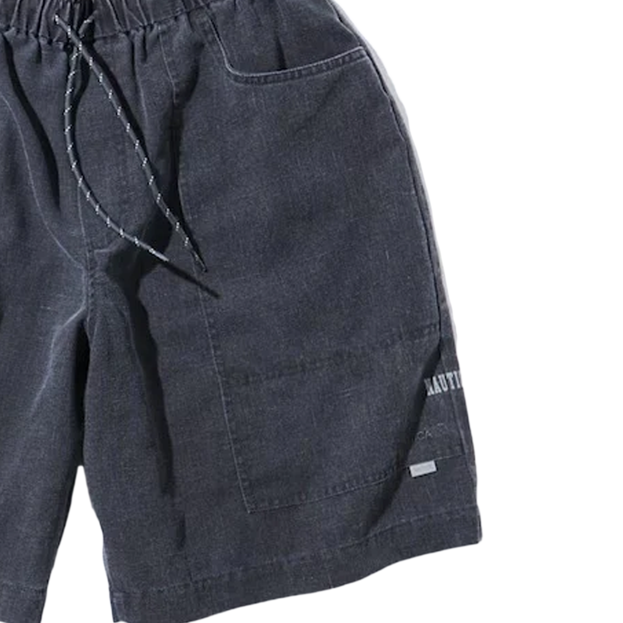 Nautica Japan Aloha Easy Shorts Solid Charcoal