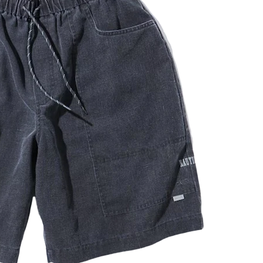 Nautica Japan Aloha Easy Shorts Solid Charcoal