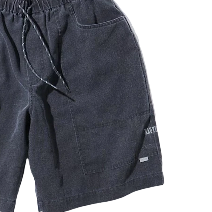 Nautica Japan Aloha Easy Shorts Solid Charcoal