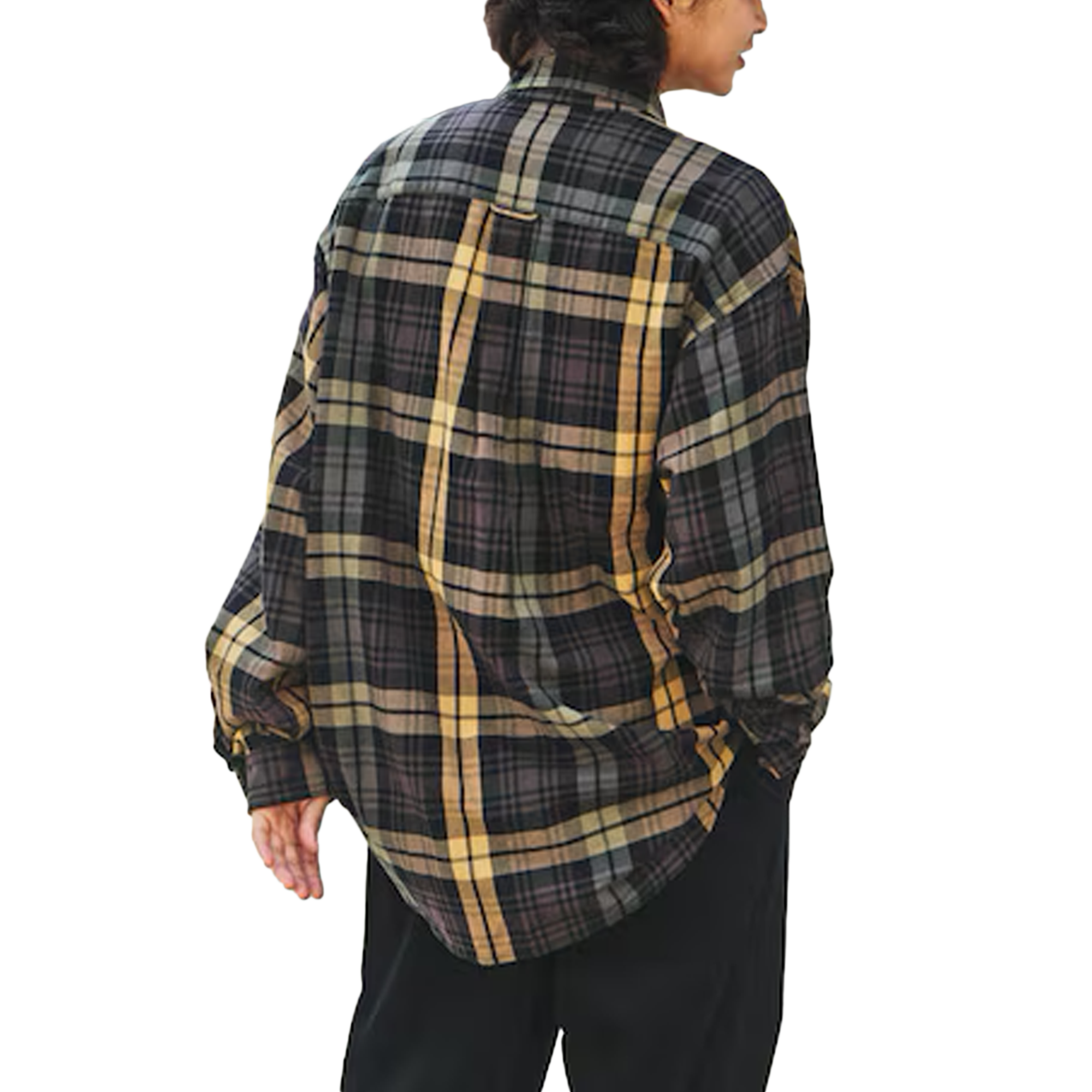 Nautica Japan Big Check Heavy Cotton Nell Shirts Olive
