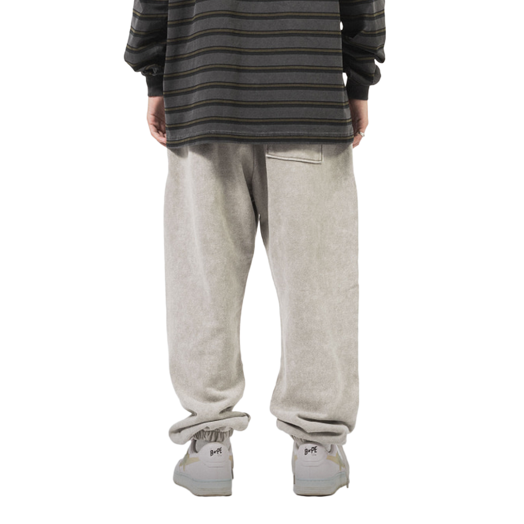 Nautica Japan Bleached Hidden Logo Sweatpants Grey