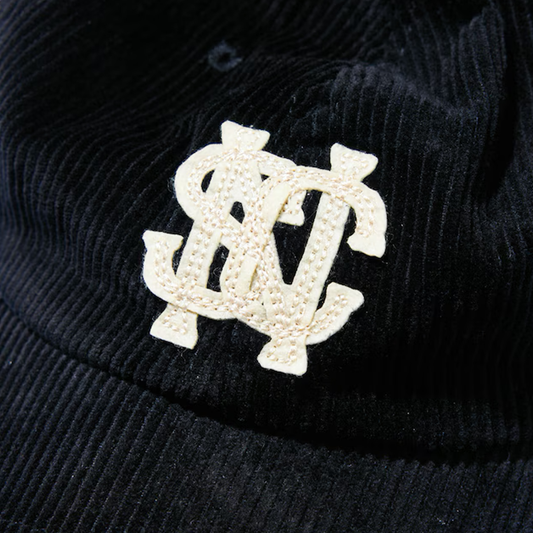 Nautica Japan Corduroy Logo Cap Black