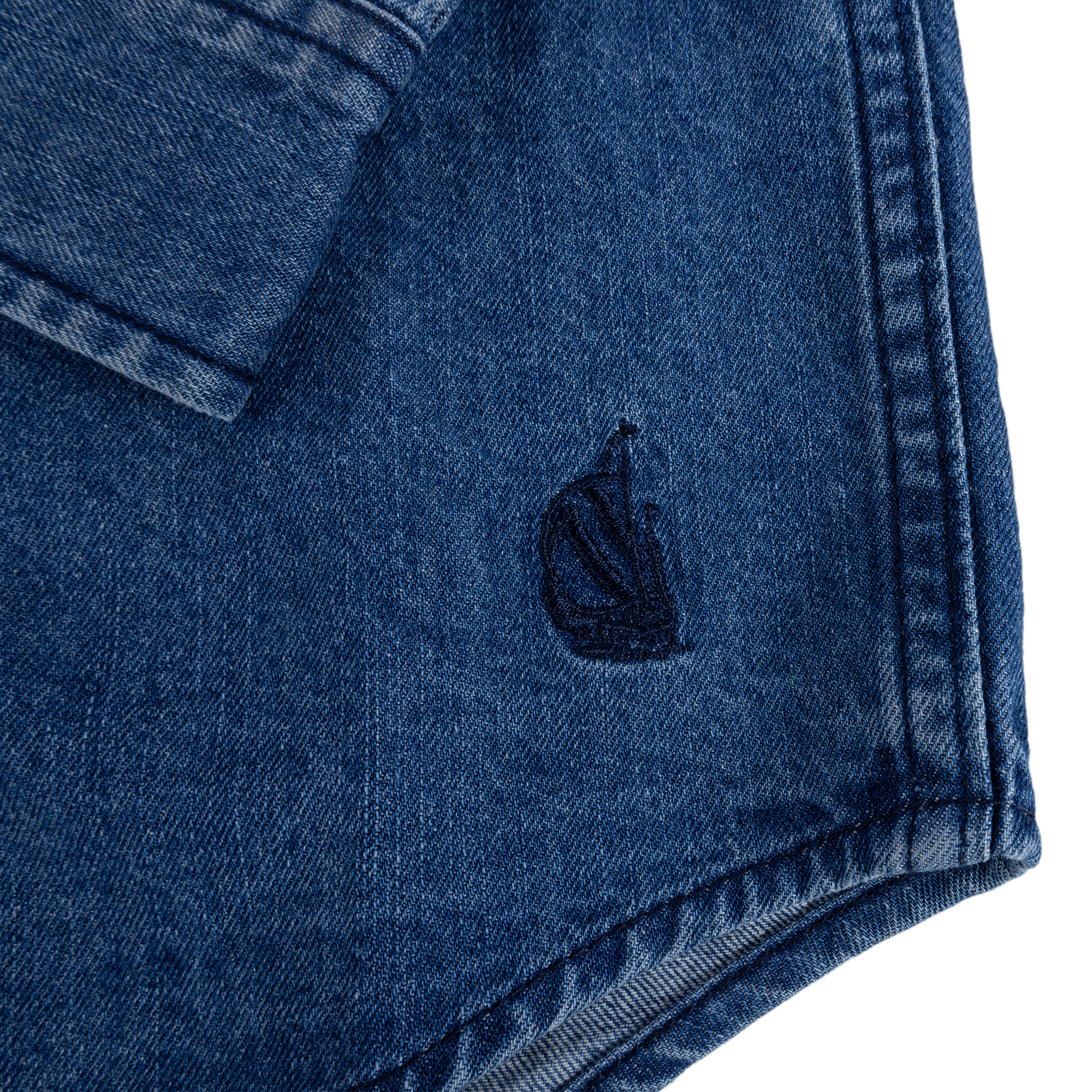 Nautica Japan Denim BD Shirts Sax