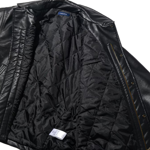 Nautica Japan Fake Leather Blouzon Black