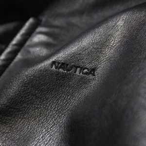 Nautica Japan Fake Leather Blouzon Black