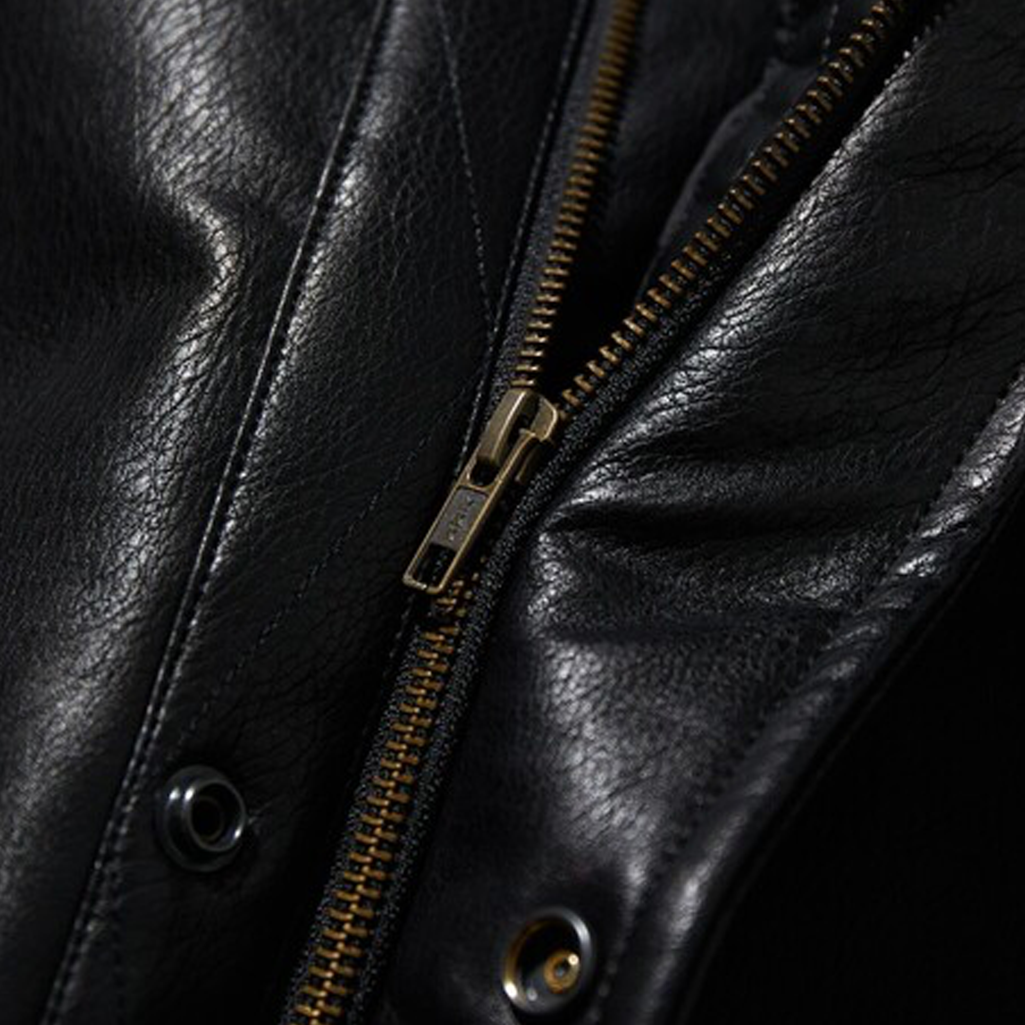 Nautica Japan Faux Leather Blouson Black