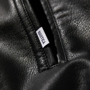 Nautica Japan Fake Leather Blouzon Black