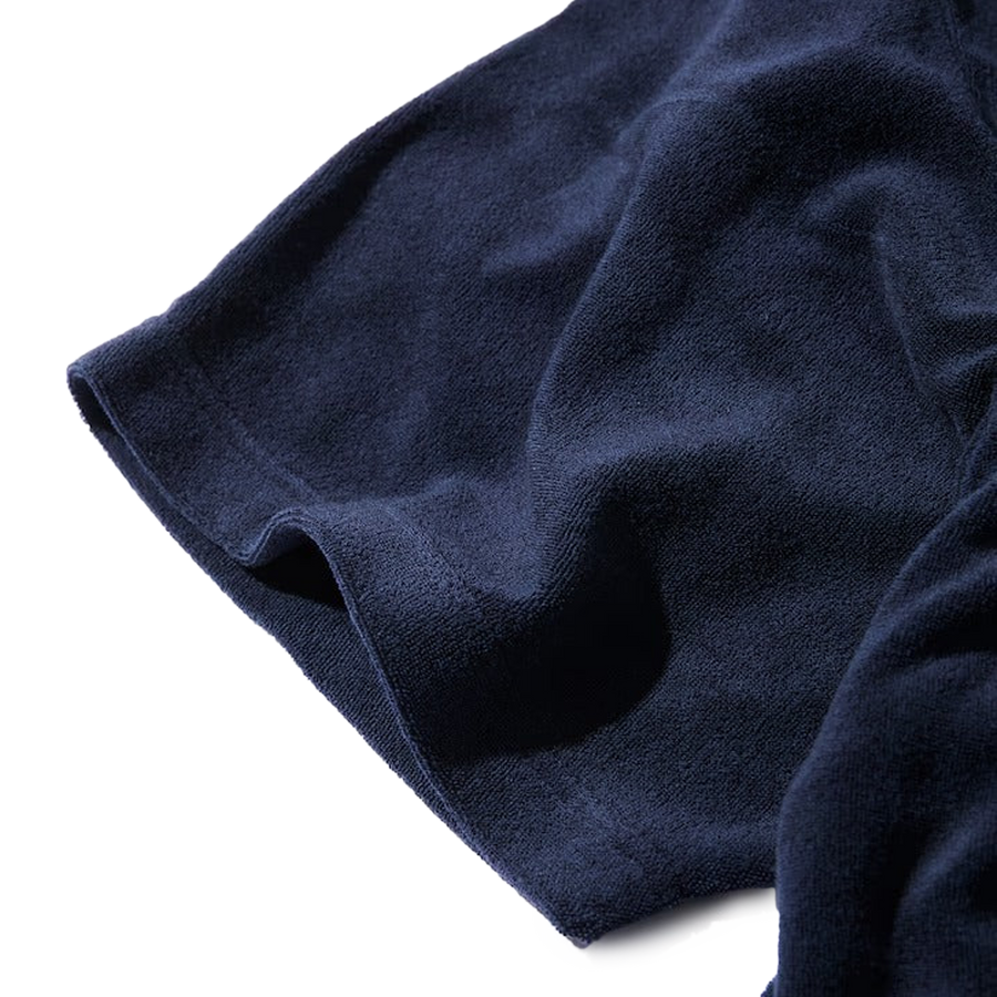 Nautica Japan French Terry Fabric Pocket T-Shirt Navy