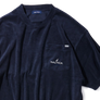 Nautica Japan French Terry Fabric Pocket T-Shirt Navy