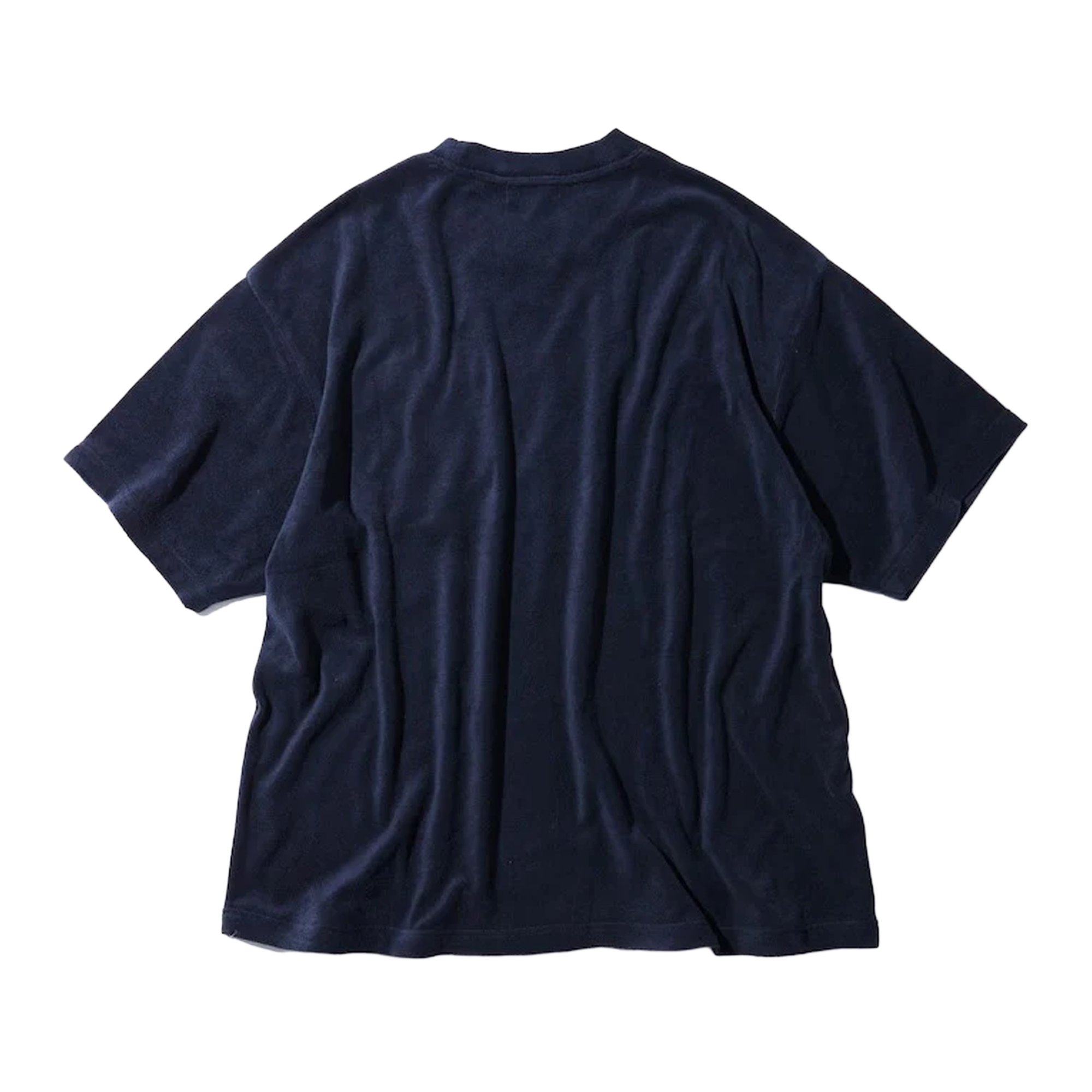 Nautica Japan French Terry Fabric Pocket T-Shirt Navy