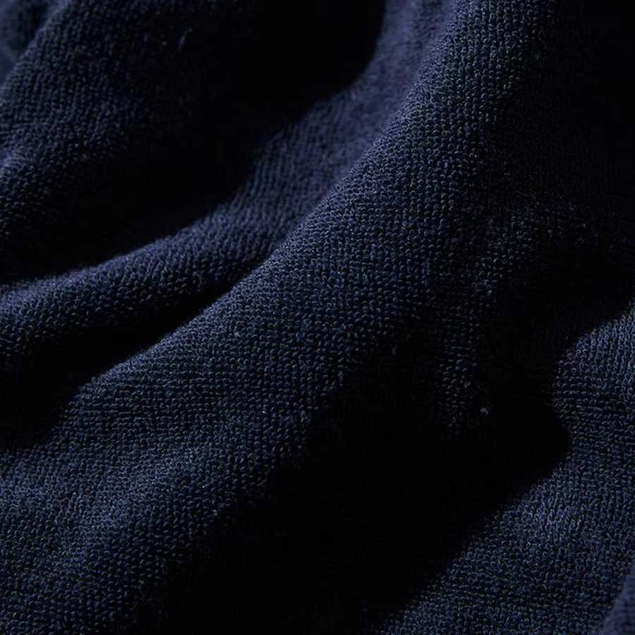 Nautica Japan French Terry Fabric Shorts Navy