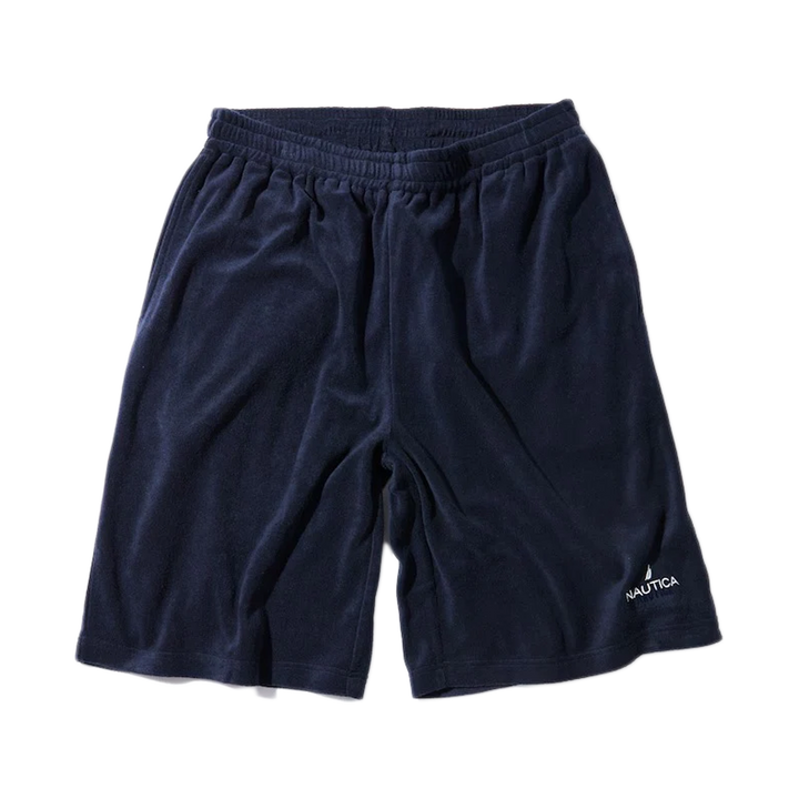 Nautica Japan French Terry Fabric Shorts Navy