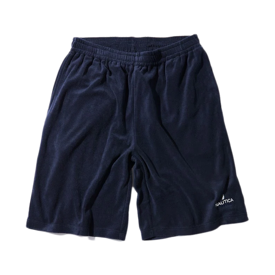 Nautica Japan French Terry Fabric Shorts Navy