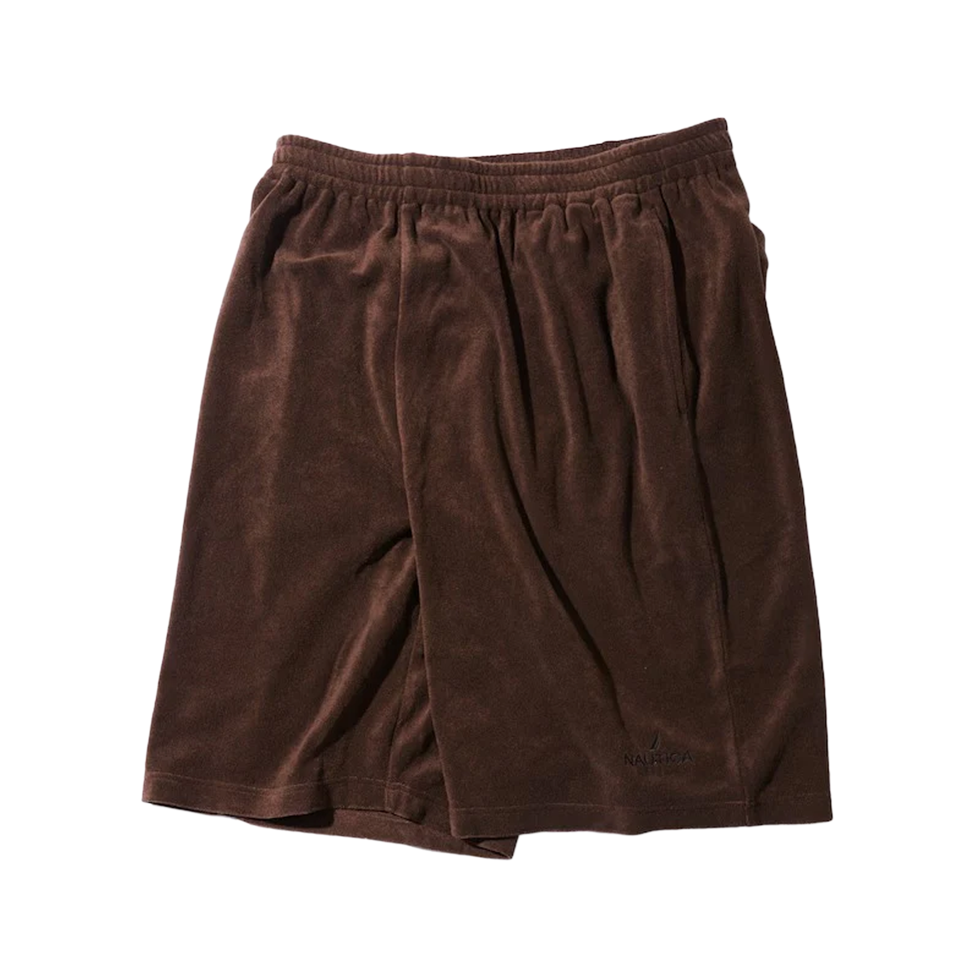 Nautica Japan French Terry Fabric Shorts Brown