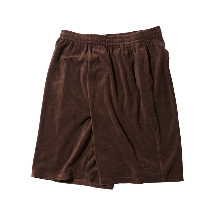 Nautica Japan French Terry Fabric Shorts Brown