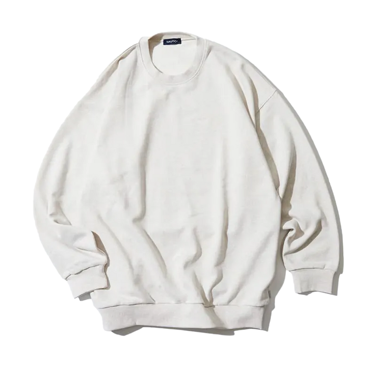 Nautica Japan Hidden Logo Crew Sweat Grey