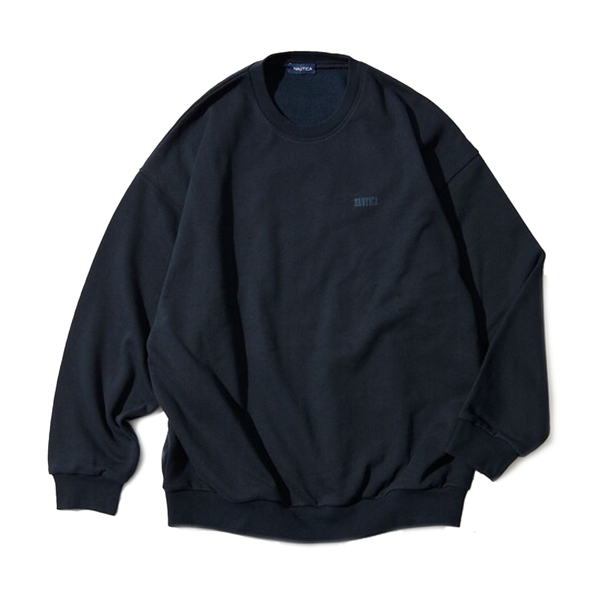 Nautica Japan Hidden Logo Crew Sweat Navy