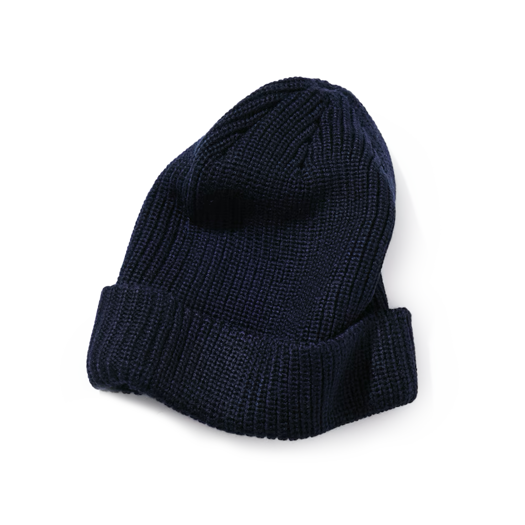 Nautica Japan Knitted Beanie With Spinnaker Embroidery Navy