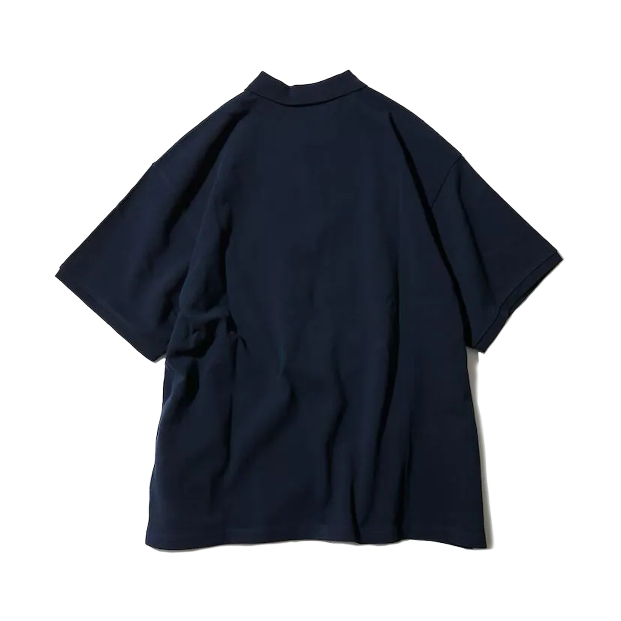 Nautica Japan Short Sleeve Polo Shirt Solid Navy