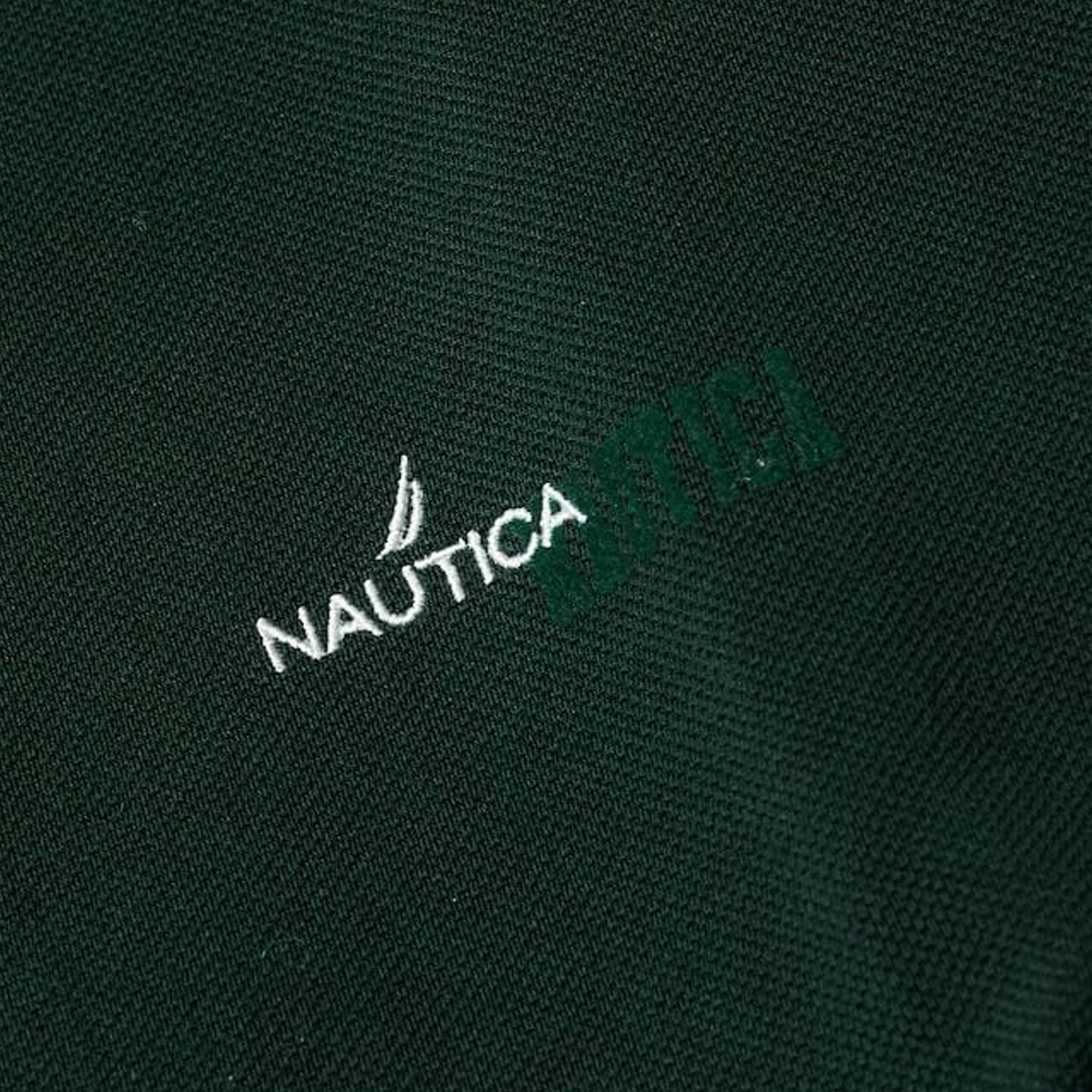 Nautica Japan Short Sleeve Polo Shirt Solid Green