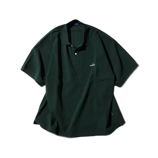 Nautica Japan Short Sleeve Polo Shirt Solid Green