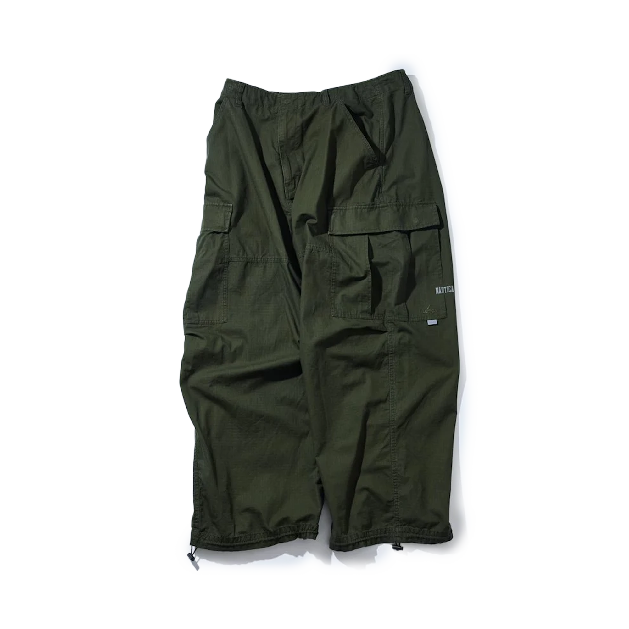 Nautica Japan Super Wide Curve Cargo Pants Olive