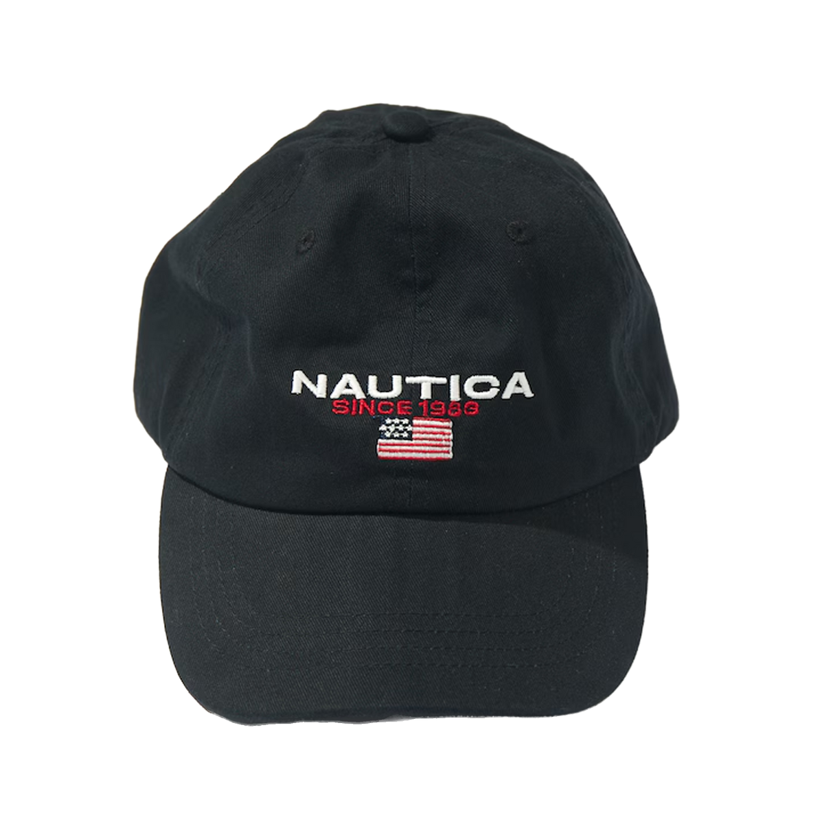 Nautica Japan USA Flag Logo Twill Cap Black