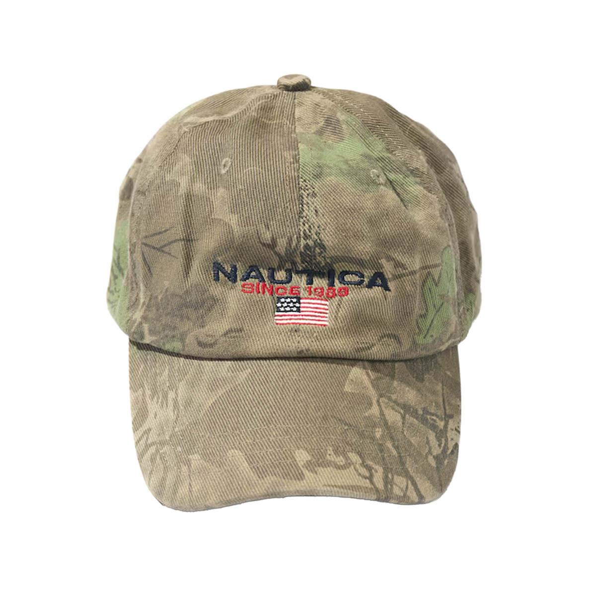 Nautica Japan USA Flag Logo Twill Cap Camo
