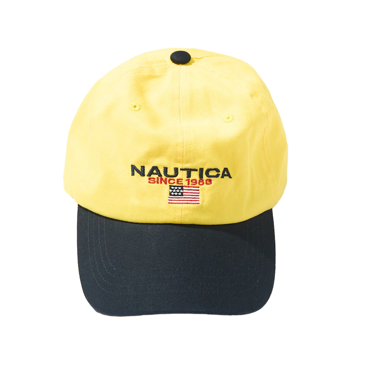 Nautica Japan USA Flag Logo Twill Cap Yellow/Navy