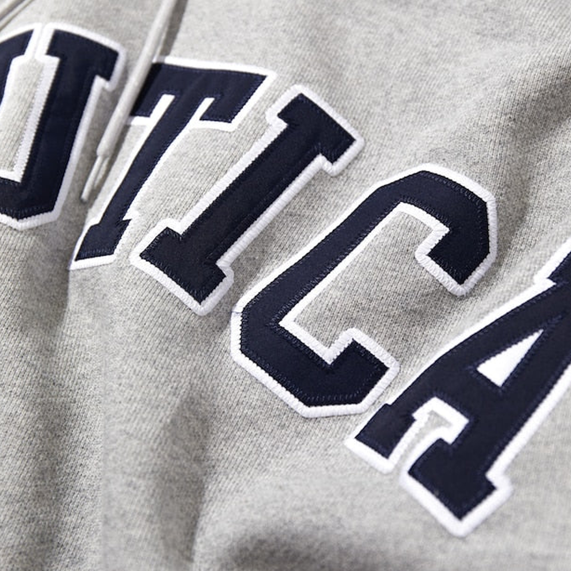 Nautica Japan Wappen Arch Logo Hoodie Sweat Grey