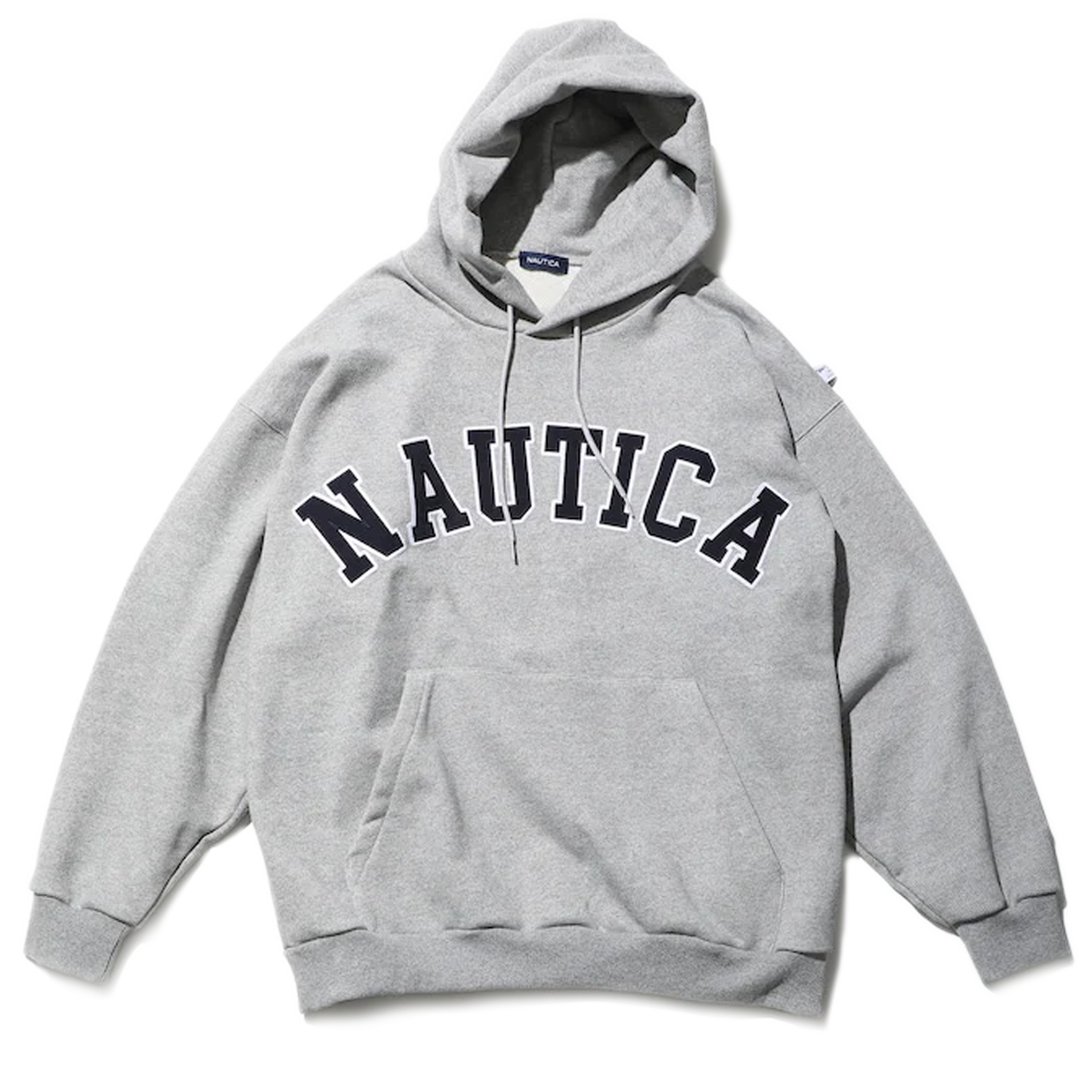 Nautica Japan Wappen Arch Logo Hoodie Sweat Grey