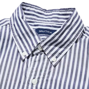 Nautica Japan Washed Bload L/S Shirts Navy