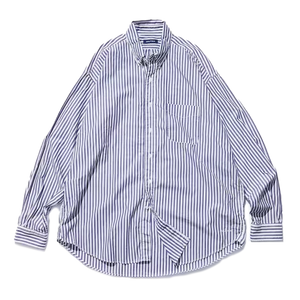 Nautica Japan Washed Bload L/S Shirts Navy
