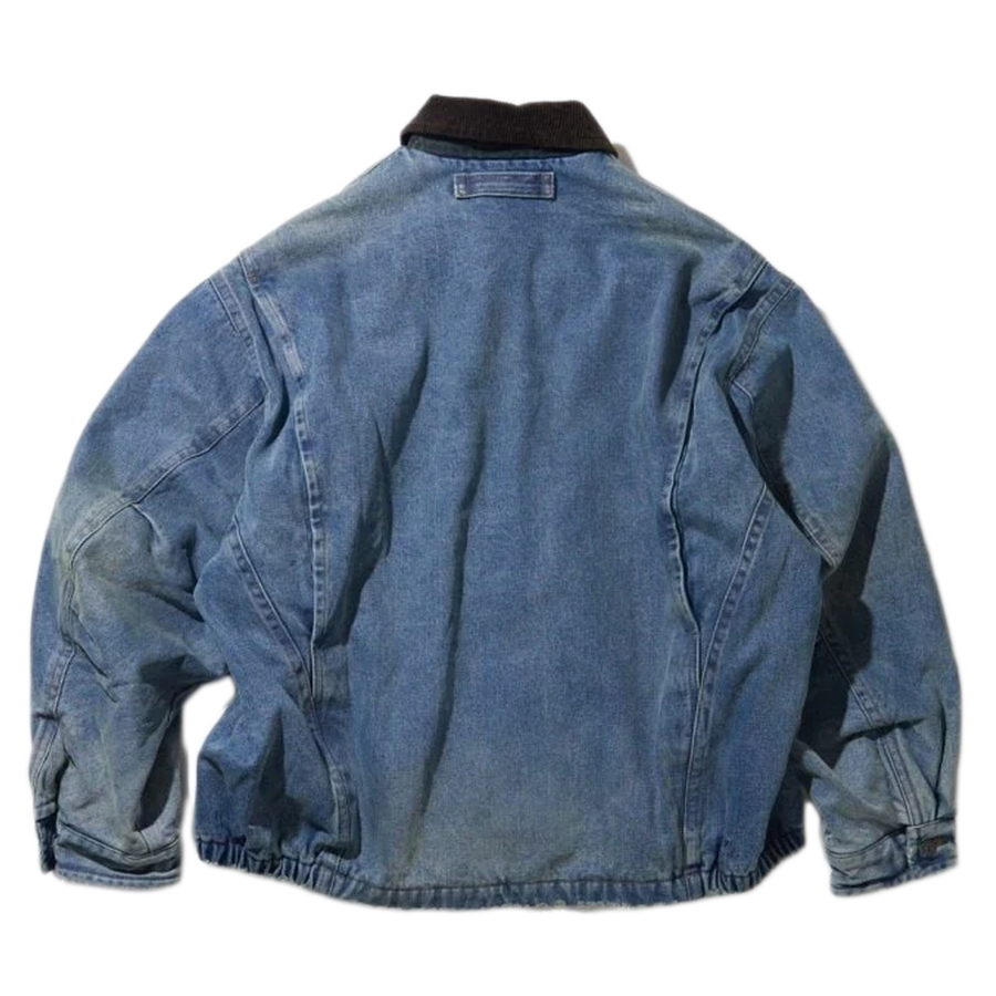 Nautica Japan Washed Denim Padding Blouzon Indigo
