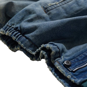 Nautica Japan Washed Denim Padding Blouzon Indigo