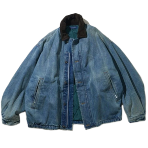 Nautica Japan Washed Denim Padding Blouzon Indigo