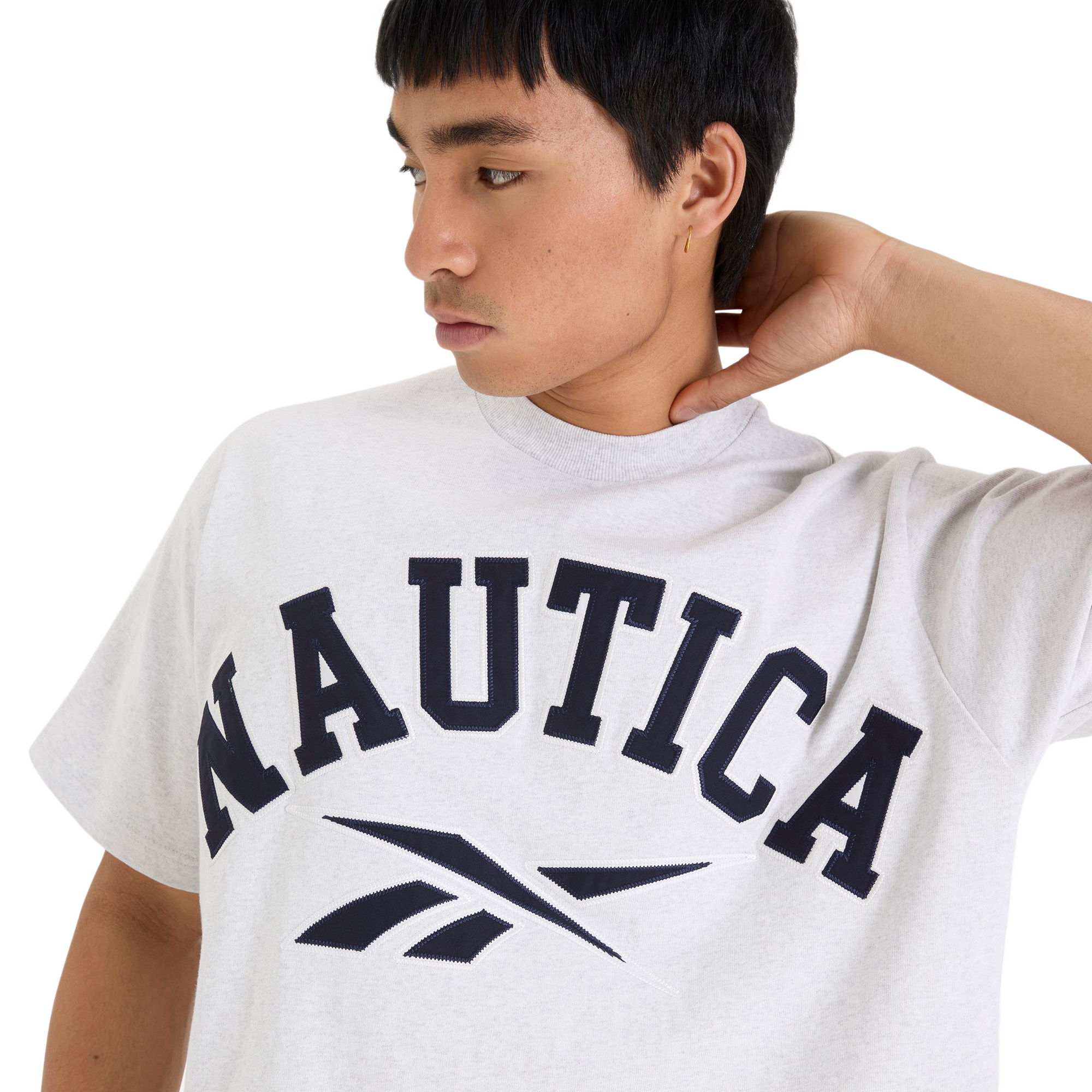 Nautica Japan x Reebok 10/- Jersey Short Sleeve  T-Shirt Ash Grey