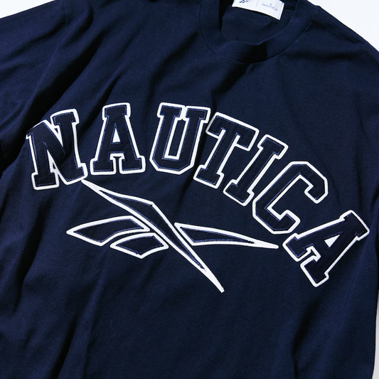 Nautica Japan x Reebok 10/- Jersey Short Sleeve  T-Shirt Navy