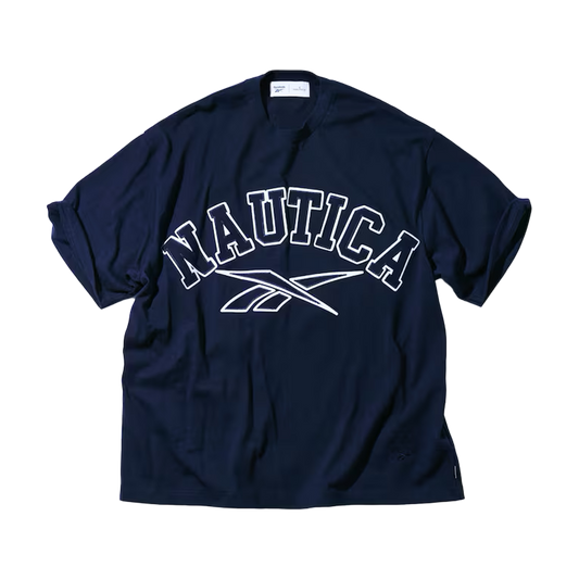 Nautica Japan x Reebok 10/- Jersey Short Sleeve  T-Shirt Navy
