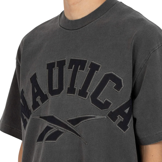 Nautica Japan x Reebok 10/- Jersey Short Sleeve T-Shirt Pigment Dyed Black