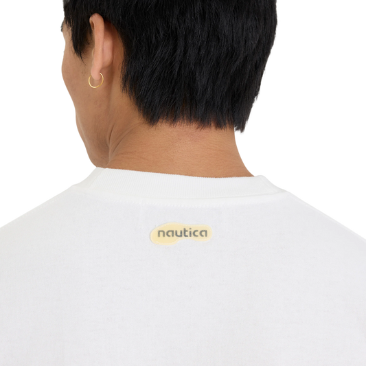 Nautica Japan x Reebok 10/- Jersey Short Sleeve  T-Shirt White