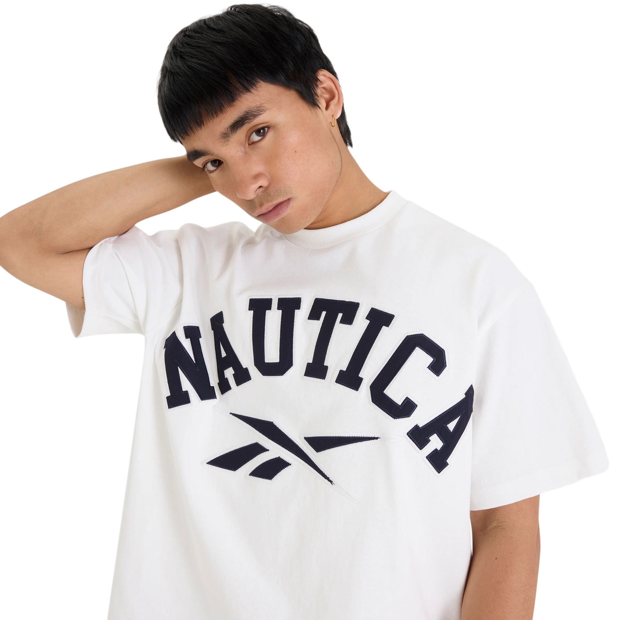 Nautica Japan x Reebok 10/- Jersey Short Sleeve  T-Shirt White