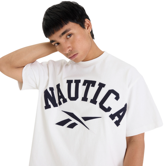 Nautica Japan x Reebok 10/- Jersey Short Sleeve  T-Shirt White