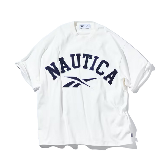 Nautica Japan x Reebok 10/- Jersey Short Sleeve  T-Shirt White