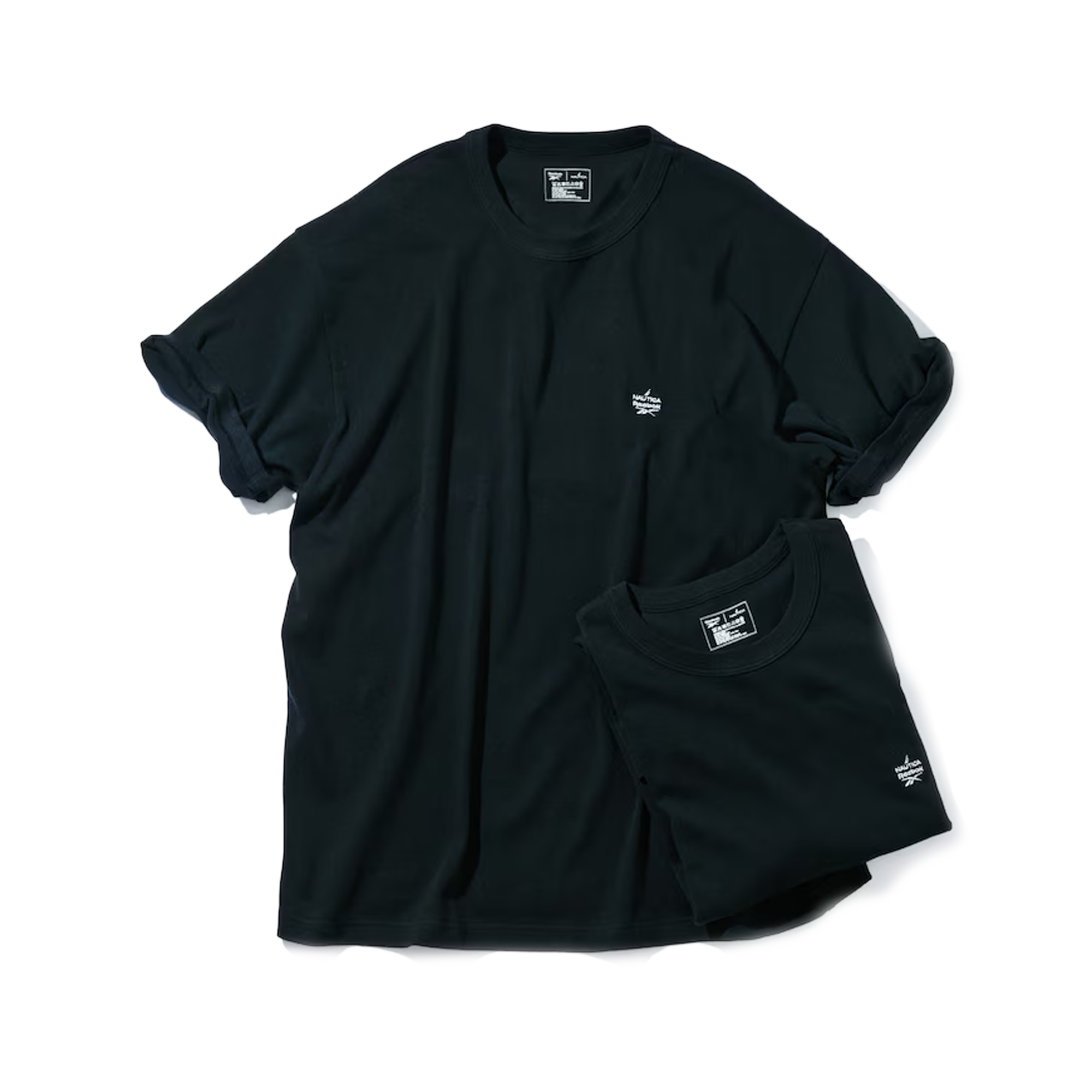 Nautica Japan x Reebok 2 Pack T-Shirt Black